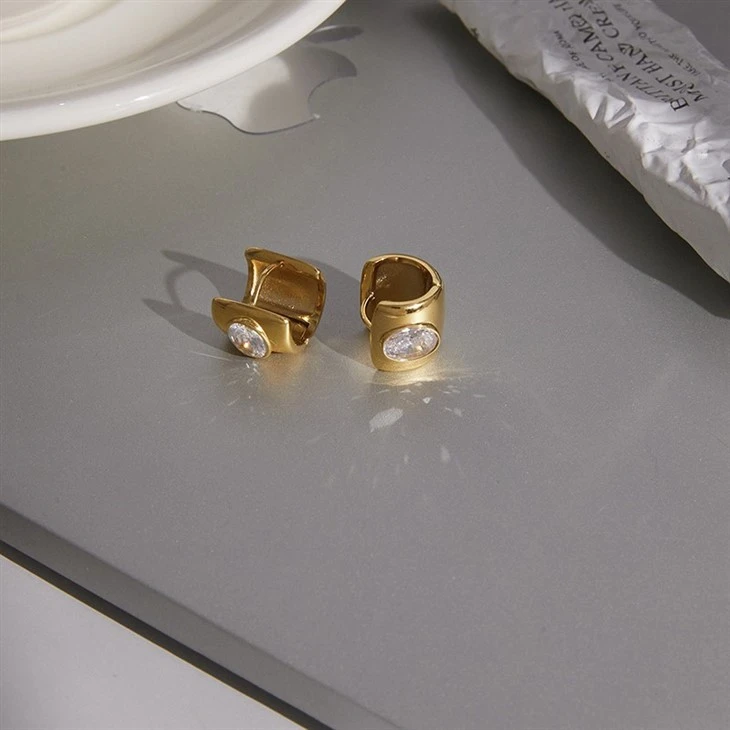 Classic Chunky Square Hoops price