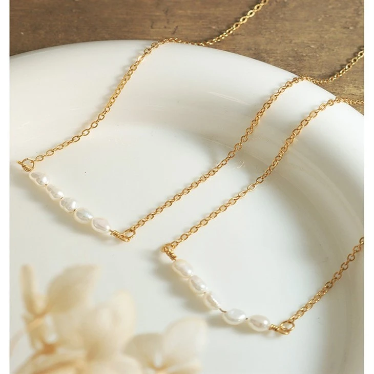 Pearl Bar Necklace factory